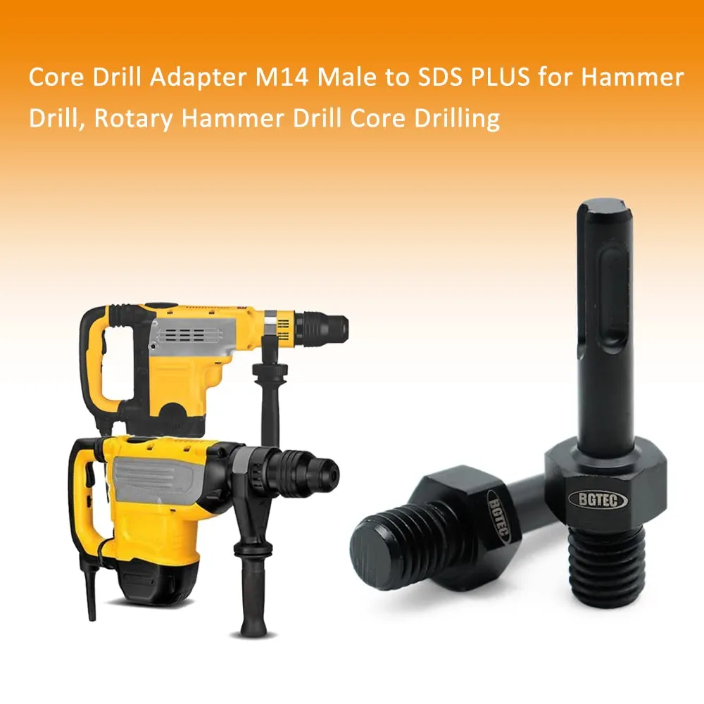 BGTEC Adattatore M14-SDS Plus per punte diamantate 1pz acciaio