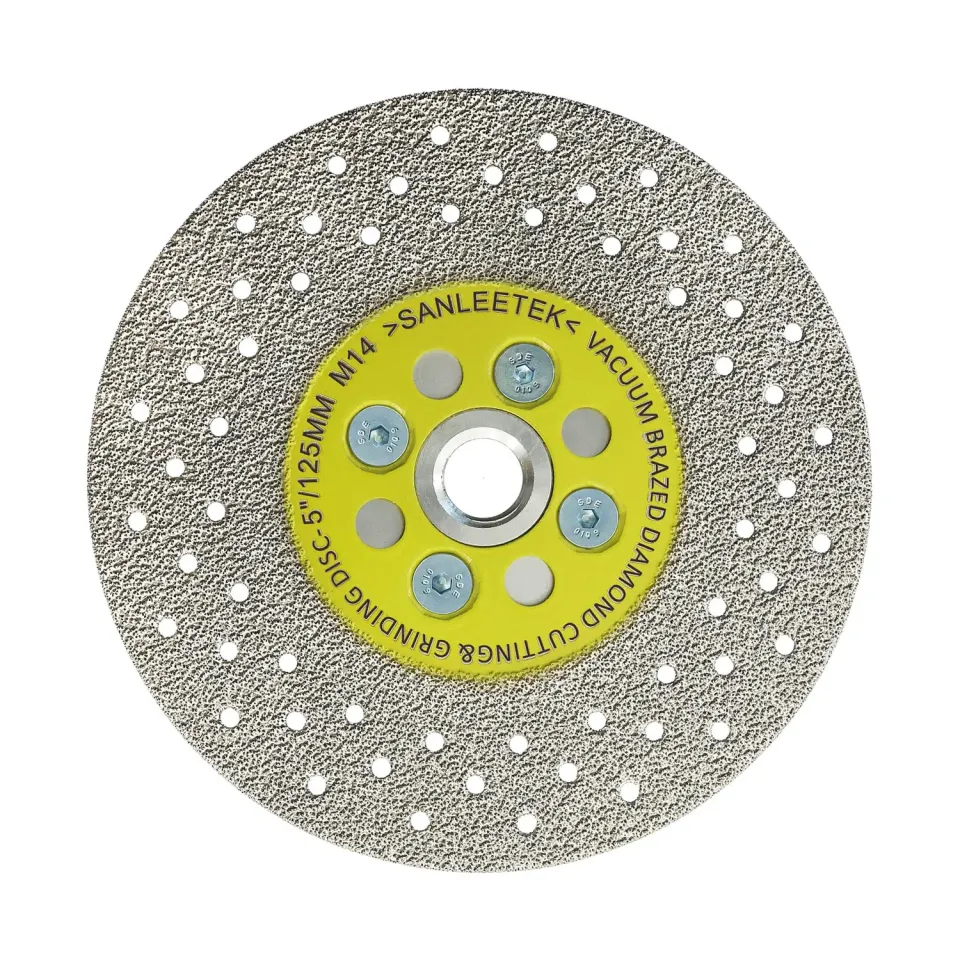 SANLEETEK Disco Diamantato 125mm M14 Doppia Faccia per Marmo