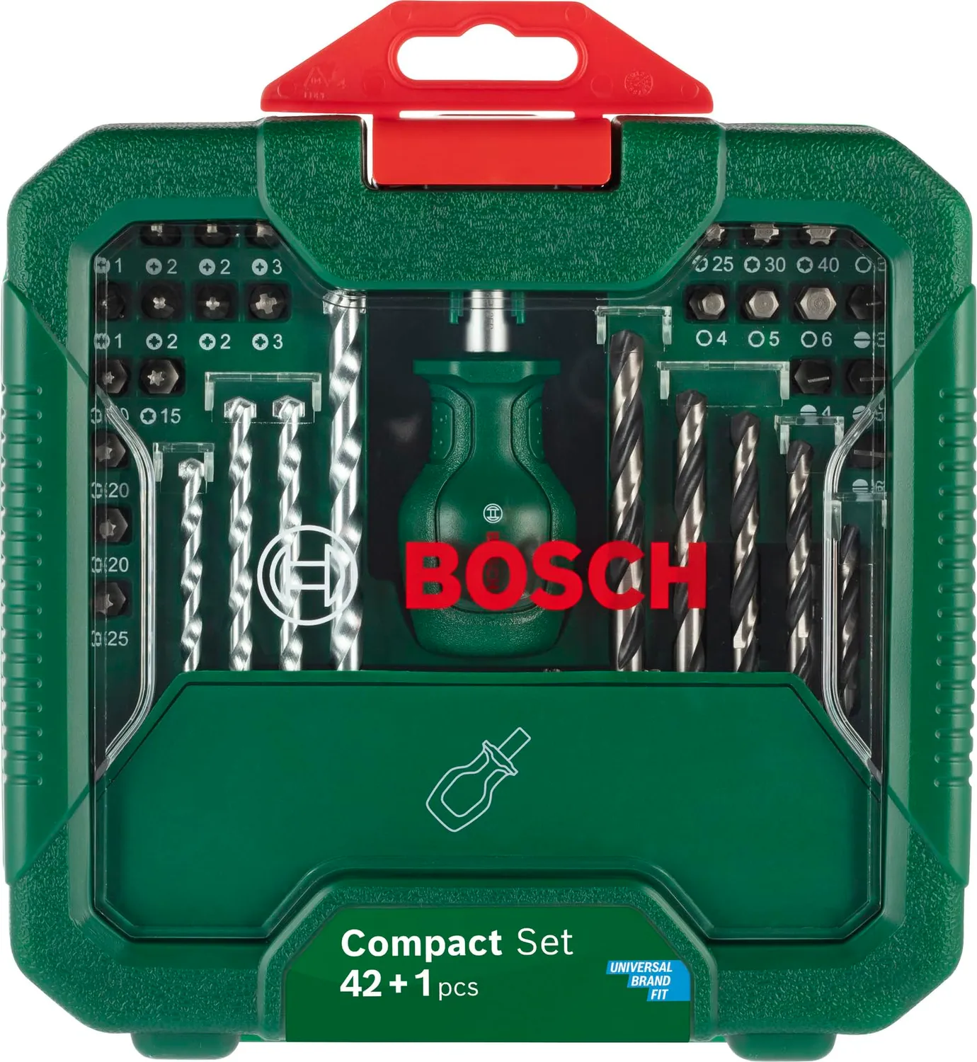 Bosch Set Punte e Inserti 43 Pezzi Valigetta Compatta