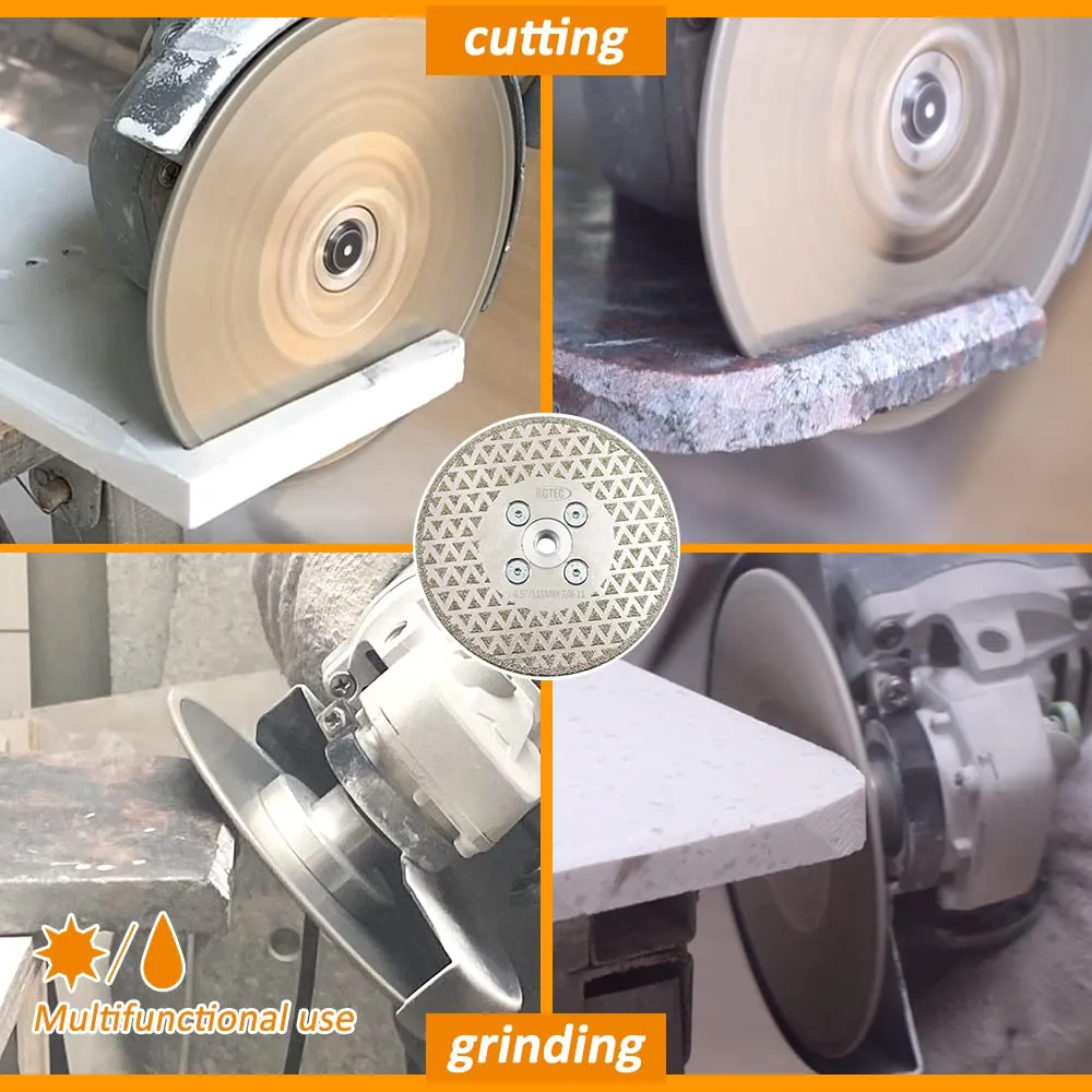 BGTEC disco diamantato 230 mm attacco M14 grana 40/50