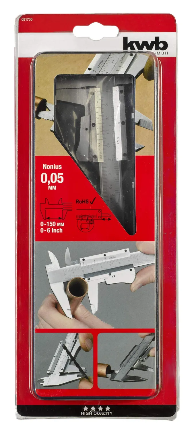 KWB calibro a corsoio inox 215 mm 0917-00 precisione