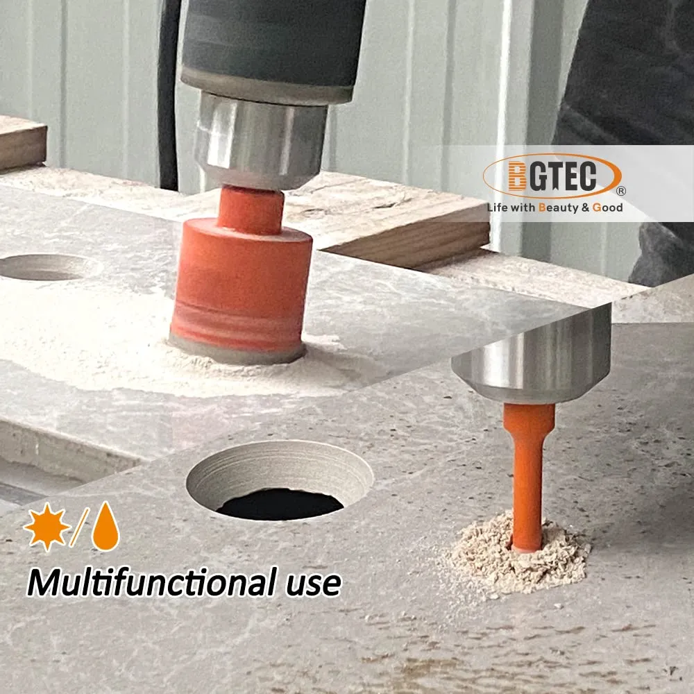 BGTEC fresa a tazza diamantata 20 mm per gres e marmo