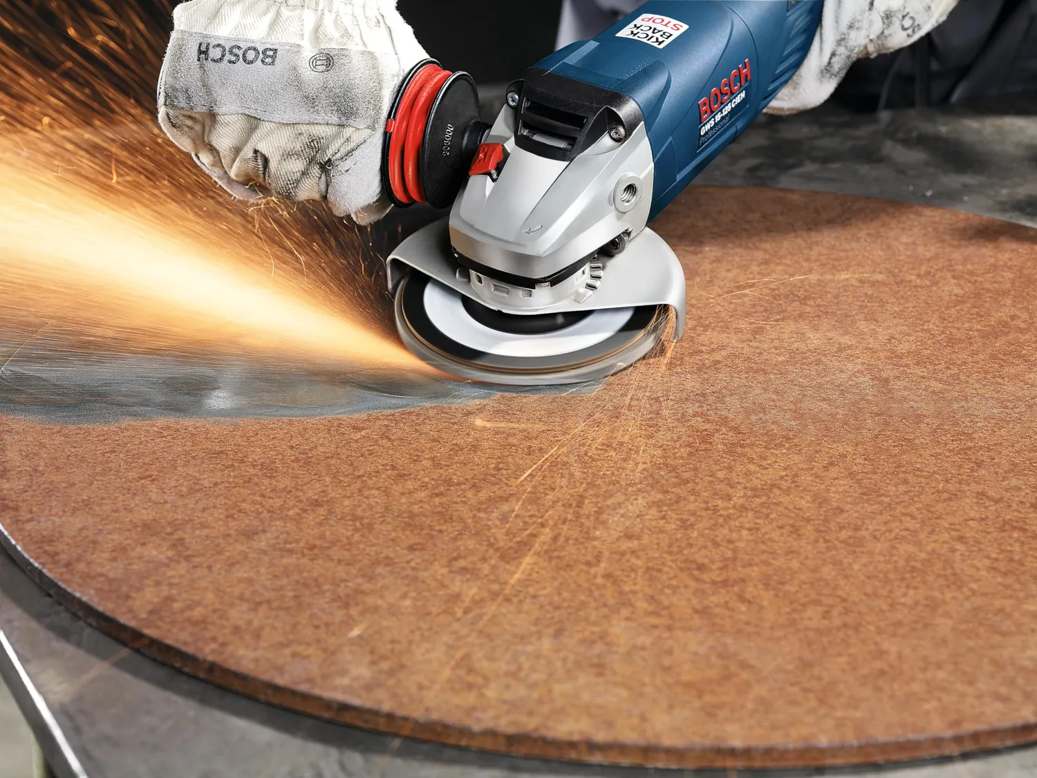 Bosch X431 dischi lamellari 115 mm P40-P80 3 pezzi metallo