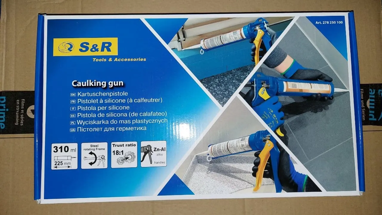 S&R Pistola Silicone Professionale 310 ml 18:1