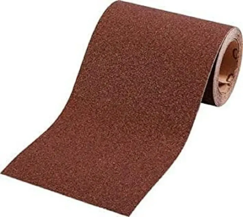 KWB rotolo carta vetrata 5m 115mm grana 80 corindone
