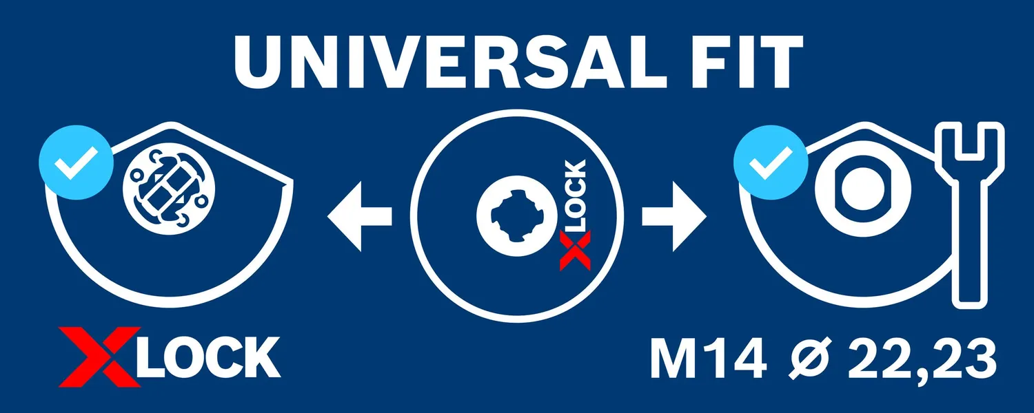 Bosch Expert mola da sbavo metallo X-Lock 125x6 mm