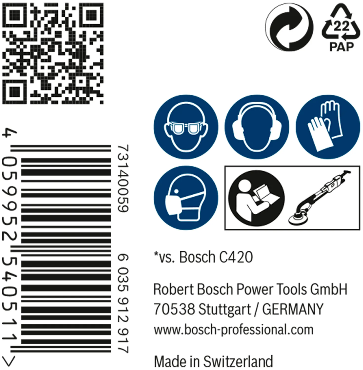 Bosch Expert M480 dischi rete 225 mm G240 25 pezzi