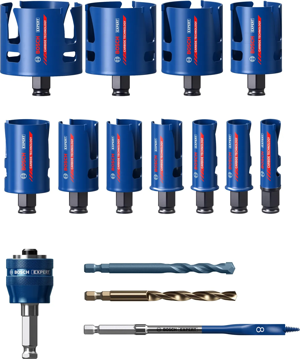 Bosch Expert Construction Material seghe a tazza 10 pezzi 64 mm