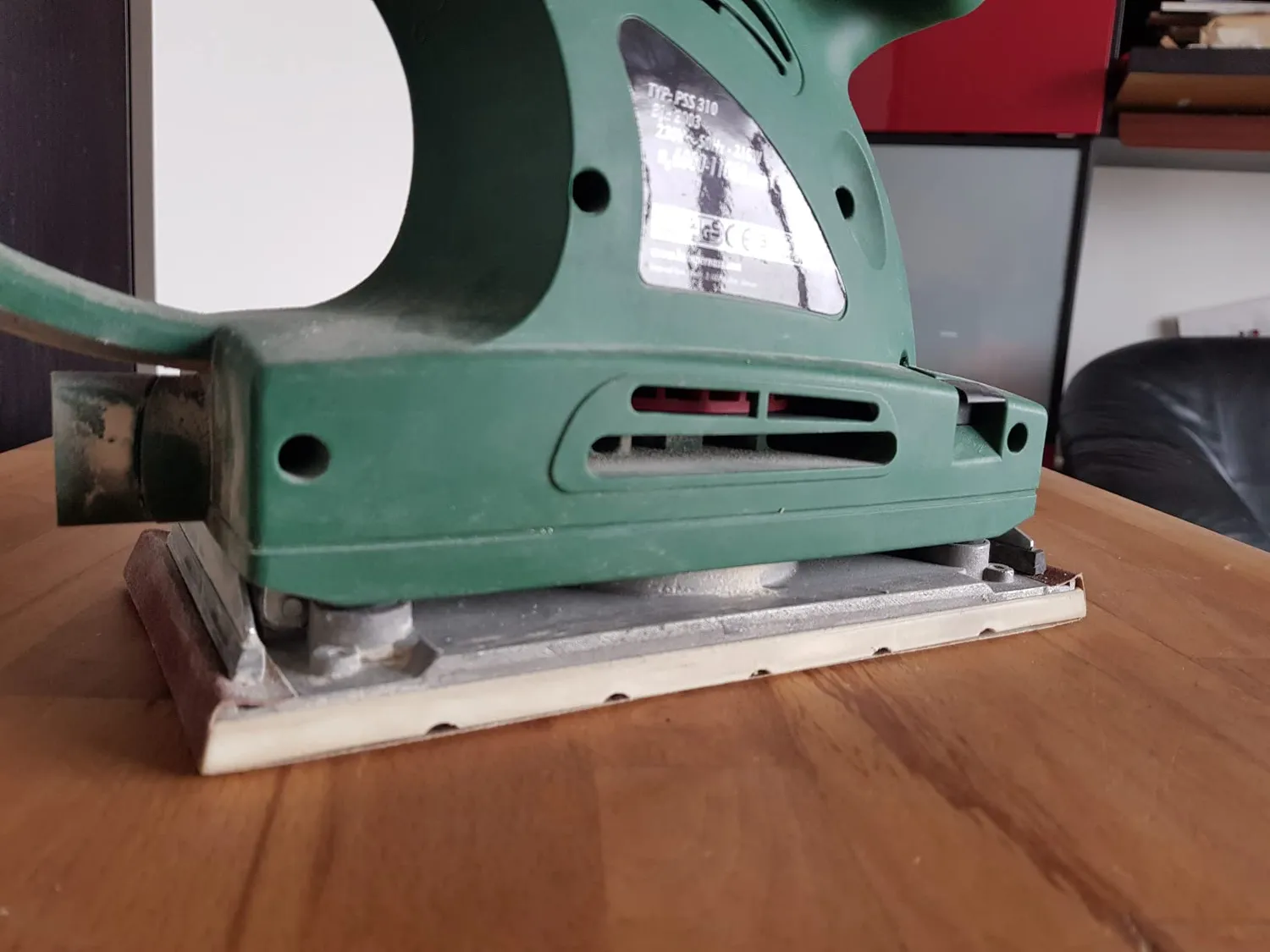 Bosch PRO piastra levigatura velcro per GSS 280 nera