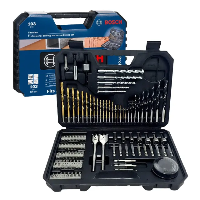 Bosch Expert set punte e bit legno pietra metallo 103 pezzi