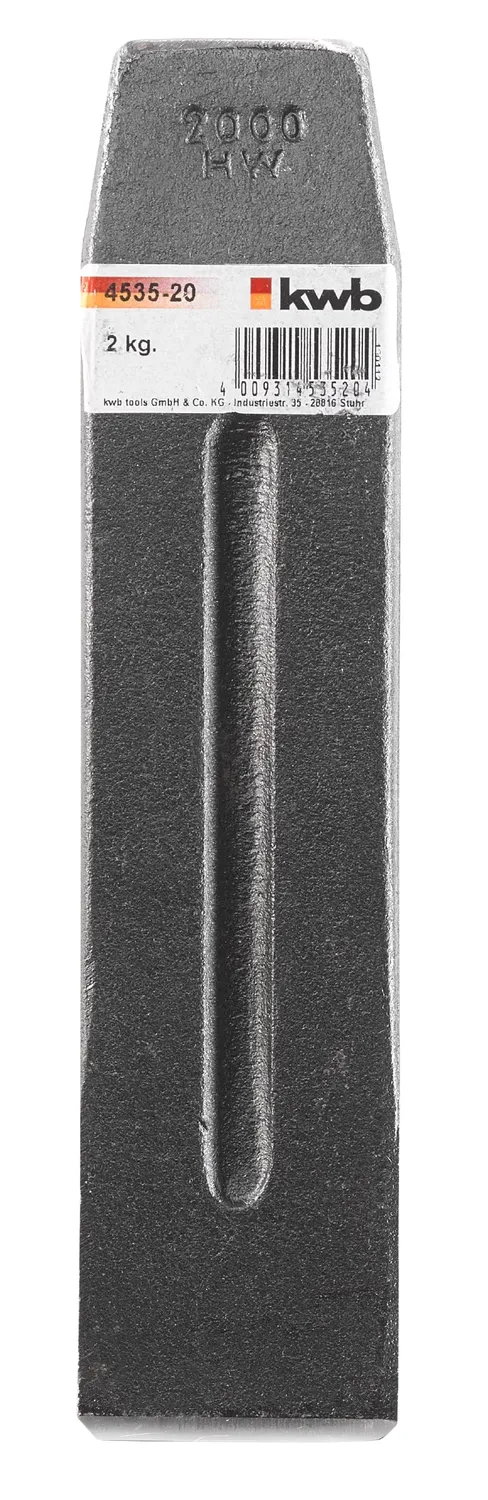 KWB 4535-20 cuneo spaccalegna 2 kg conico
