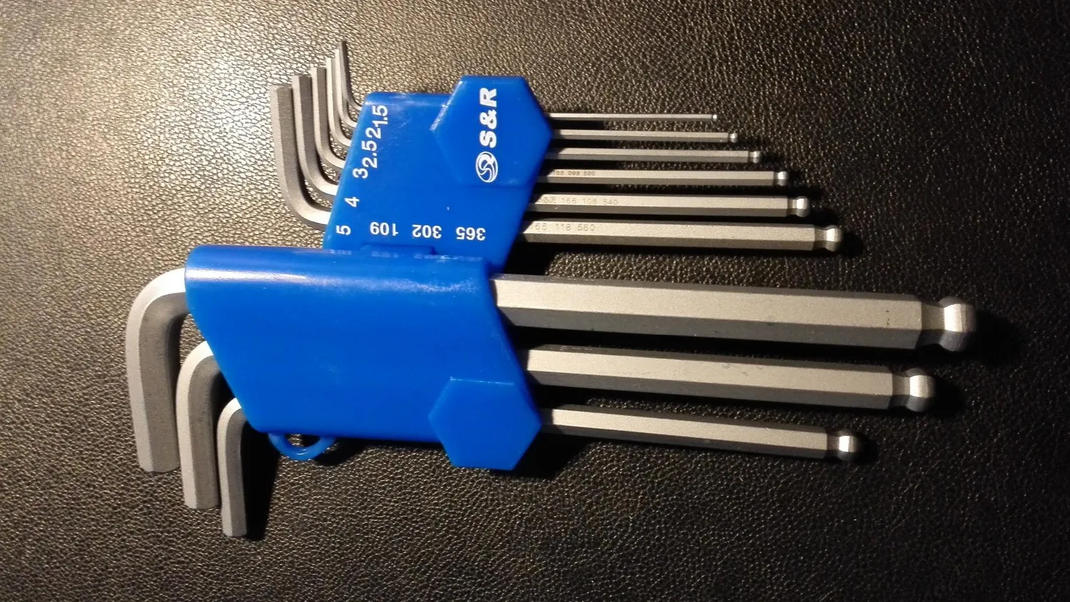 S&R Set Chiavi a Brugola 9 pezzi 1.5-10 mm Sferiche