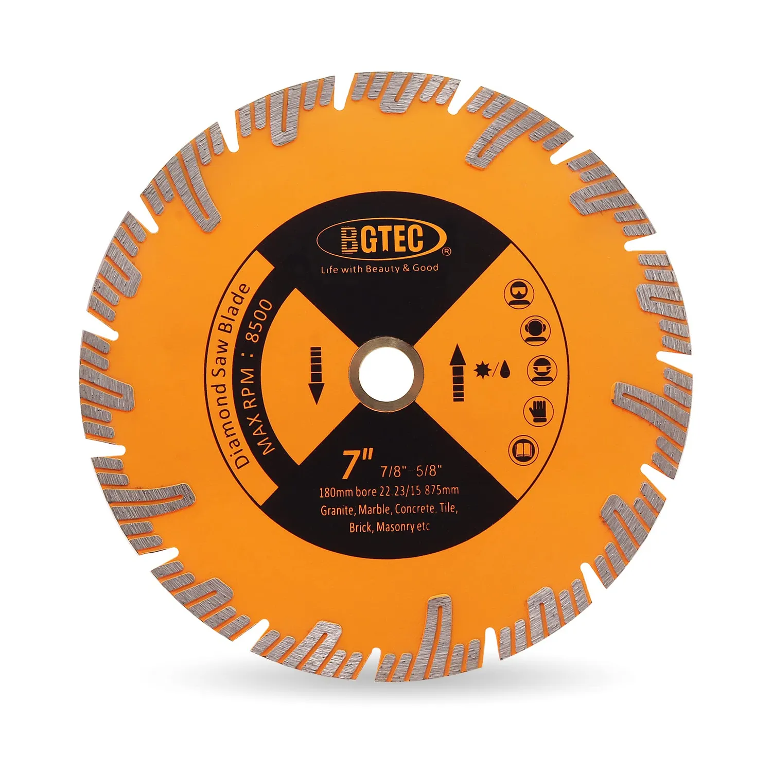 BGTEC disco diamantato 115mm 2 pezzi per ceramica