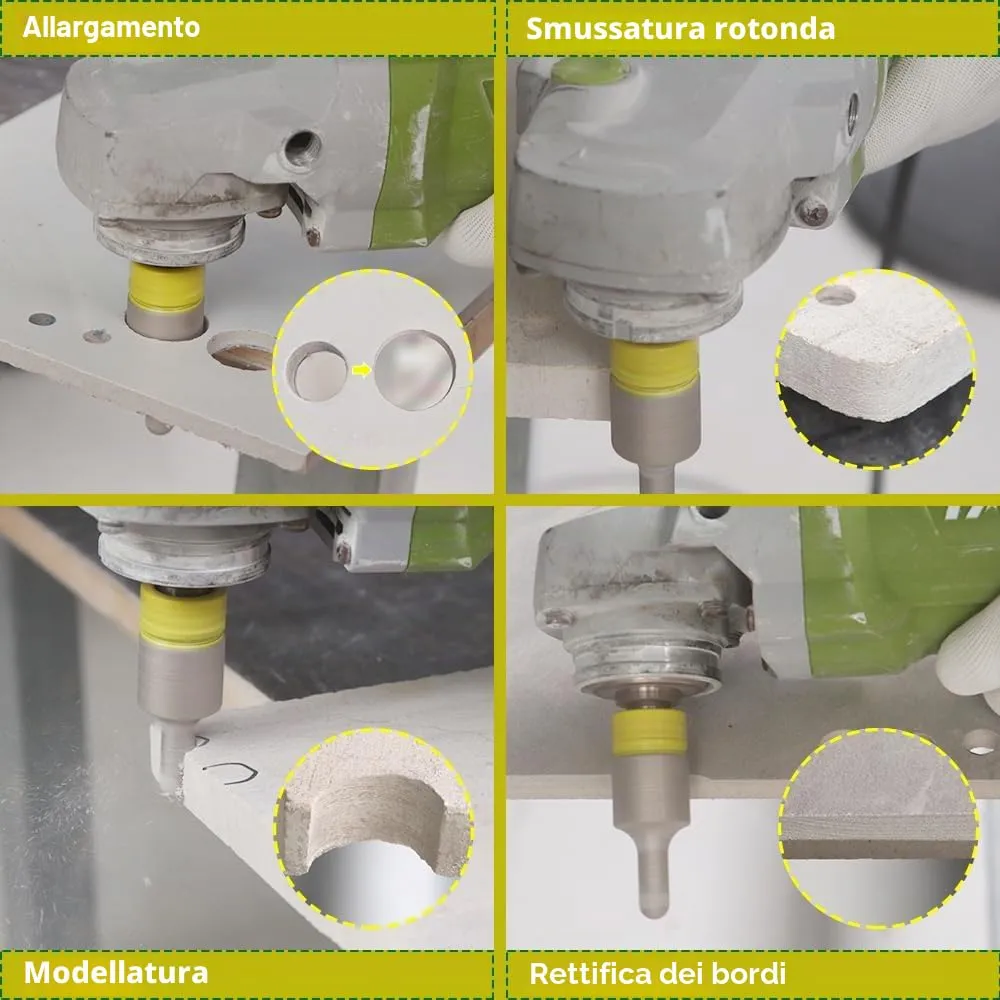 Sanleetek fresa diamantata 10-25mm M14 per gres e marmo