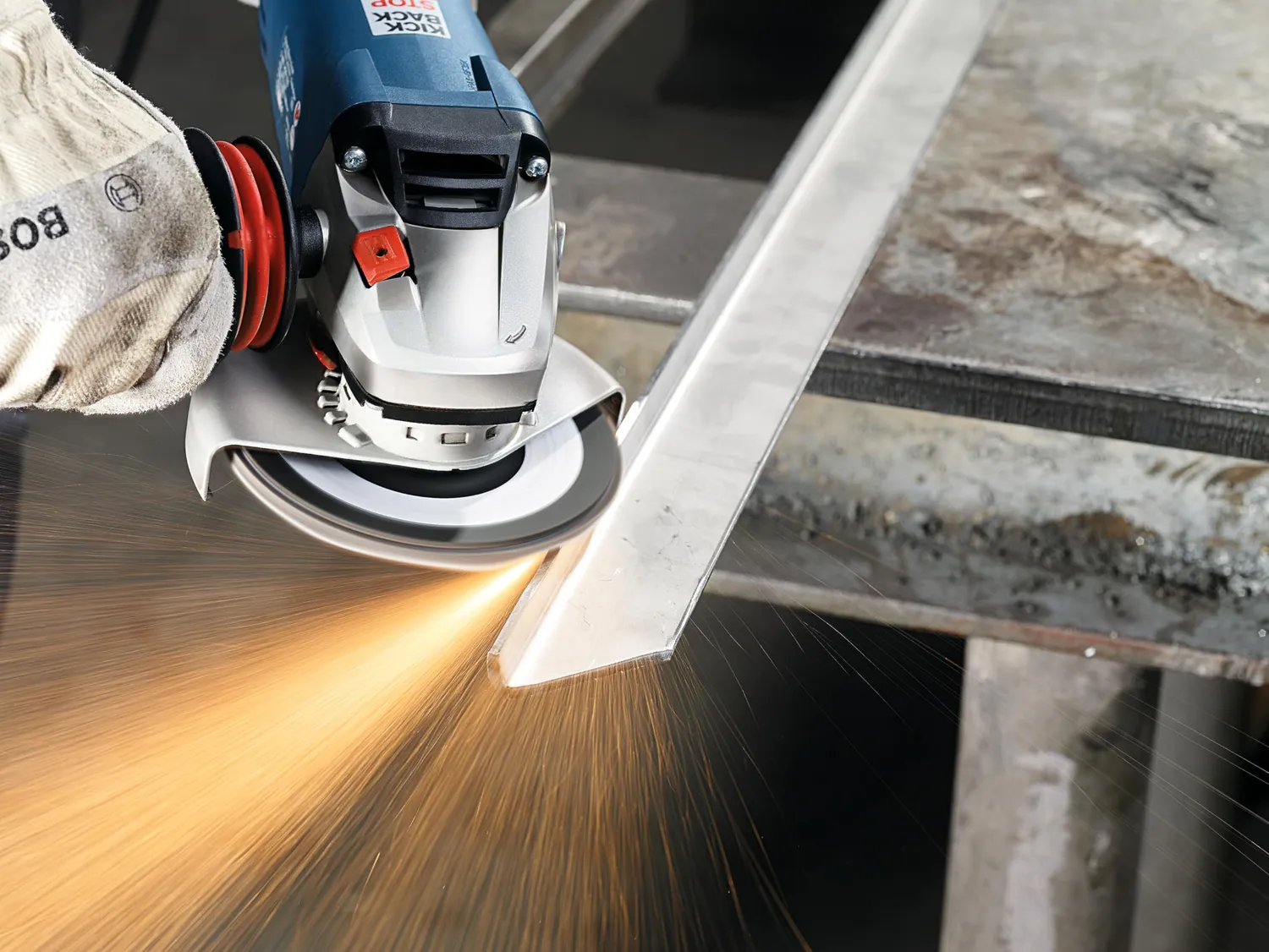 Bosch X431 dischi lamellari 115 mm P40-P80 3 pezzi metallo
