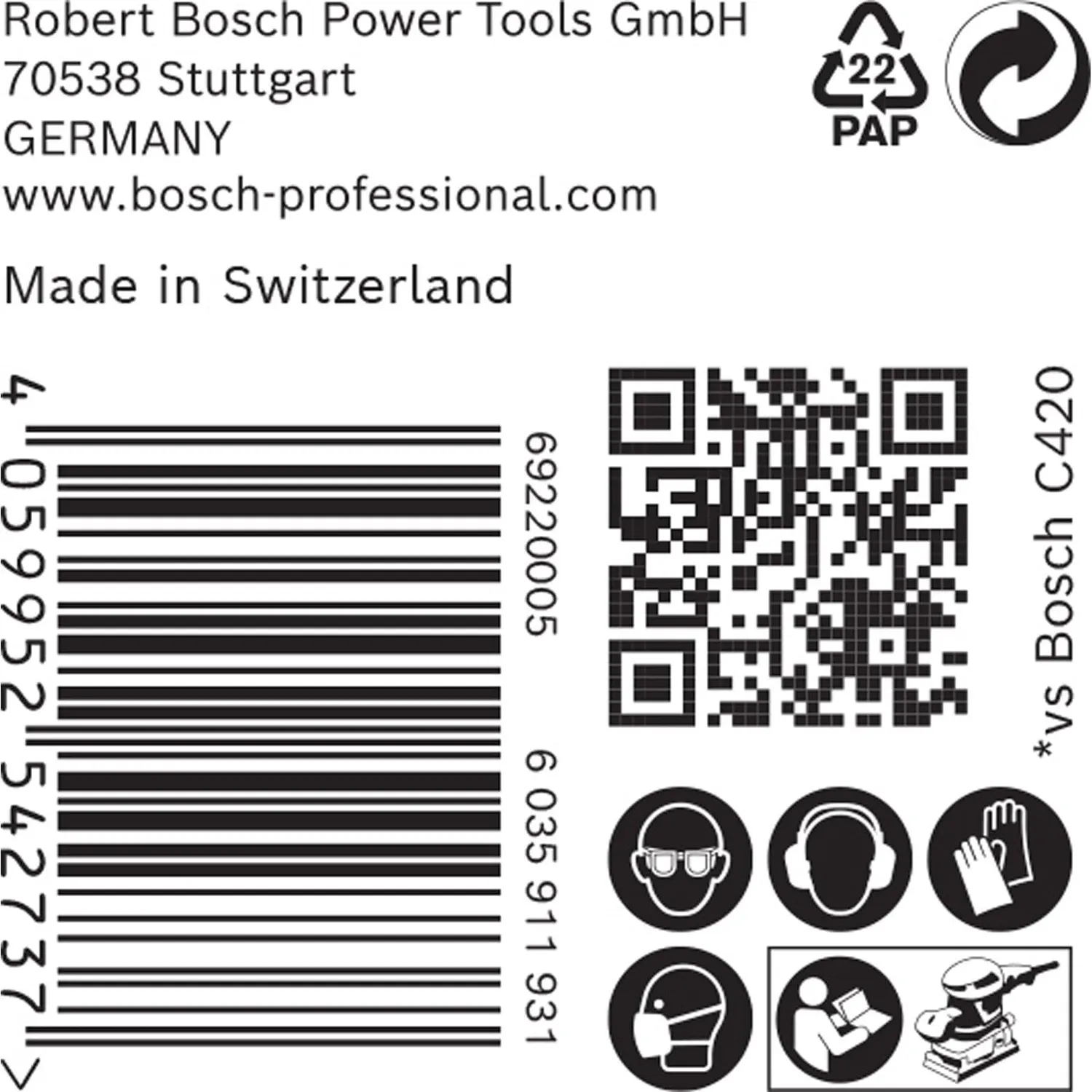 Bosch Expert C470 fogli abrasivi 93x186 G40 50pz