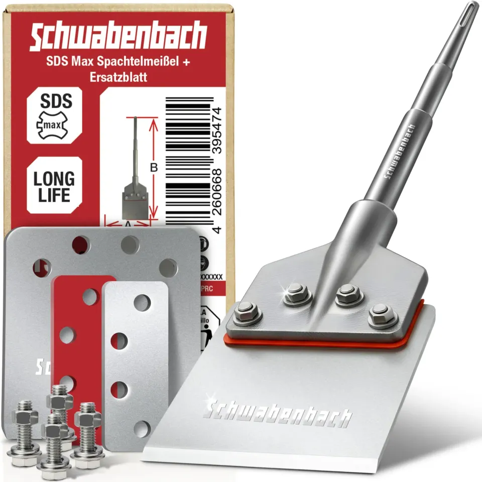 Schwabenbach Spachtelmeissel 152x630 mm scalpello SDS Max 2 lame