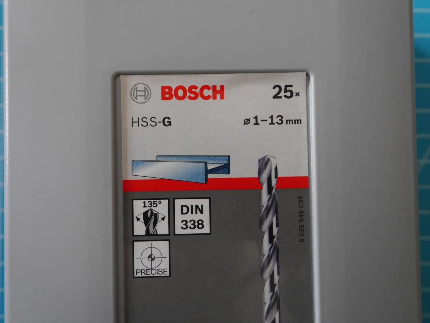 Bosch Expert Mini X-Line punte metallo HSS-G 7 pezzi