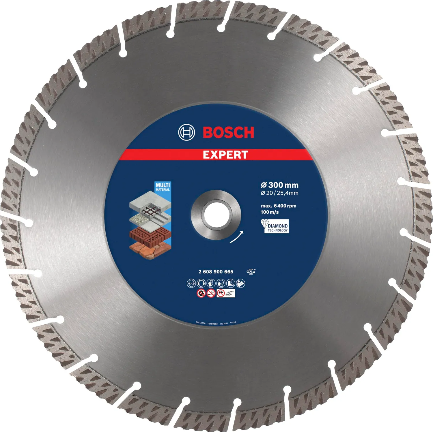 Bosch Expert MultiMaterial disco diamantato 400 mm per cemento armato