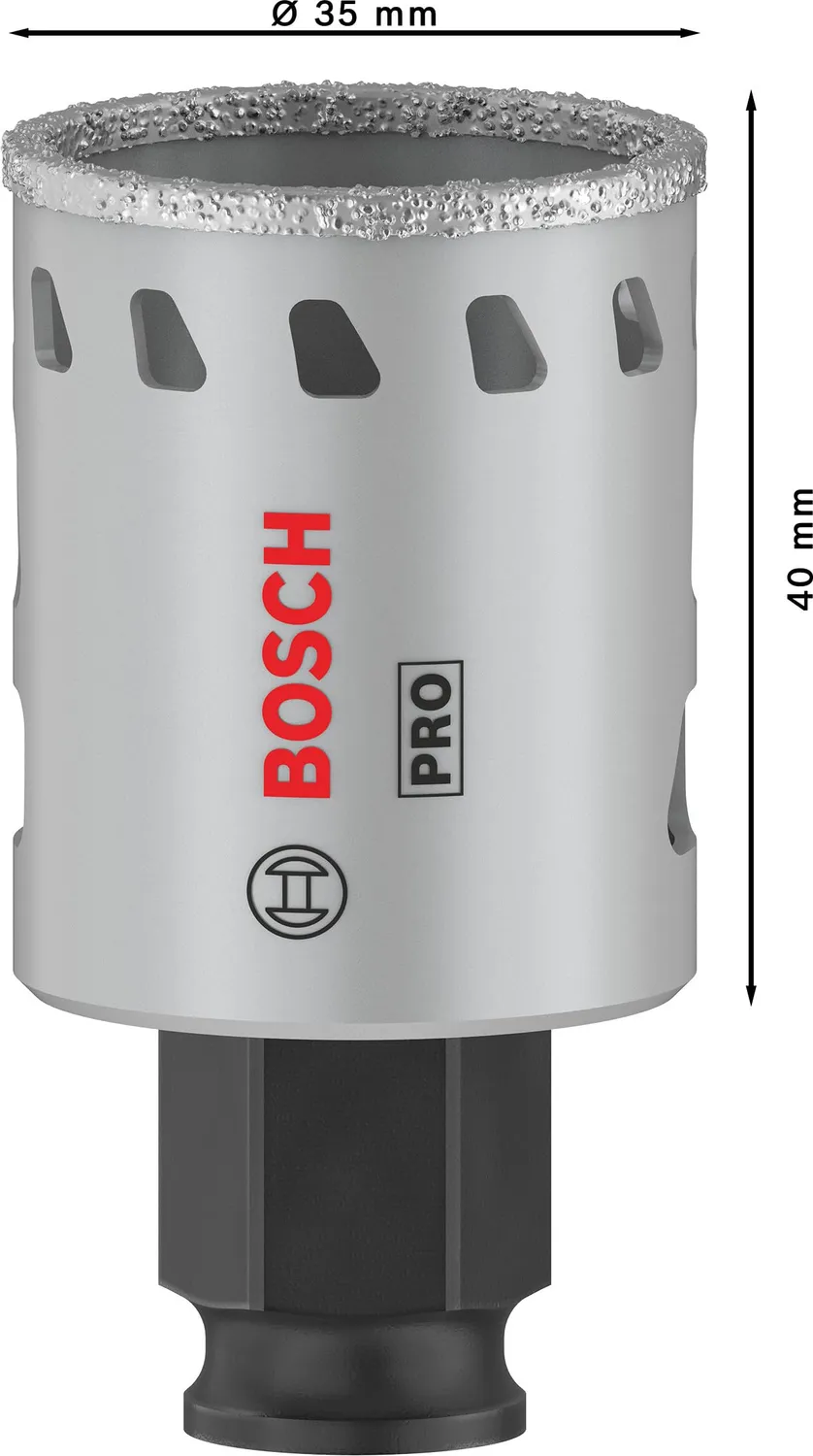 Bosch Expert PRO Tile sega a tazza 35 mm diamantata