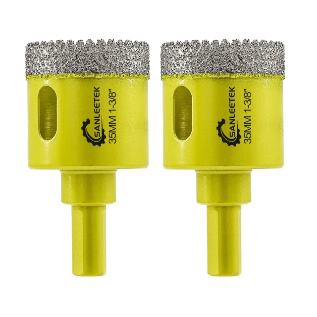 SANLEETEK fresa diamantata 35 mm 2 pezzi per ceramica