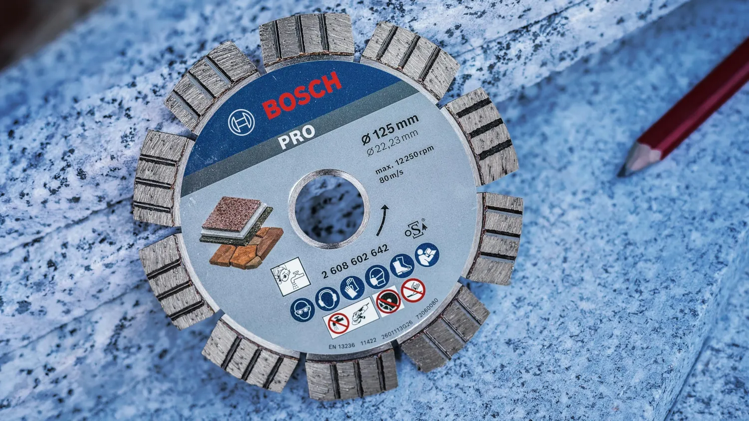 Bosch Disco Diamantato PRO Stone 125 mm pietra