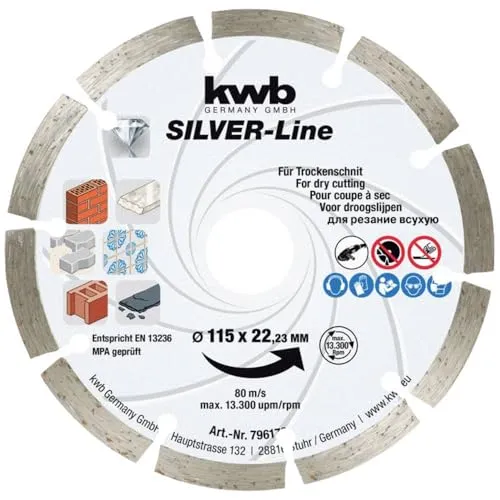 KWB Kraftixx 796170 disco diamantato 115 mm cemento