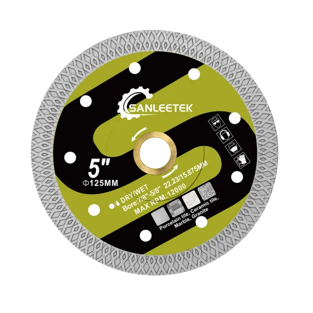 Sanleetek disco diamantato 125mm X Mesh per gres