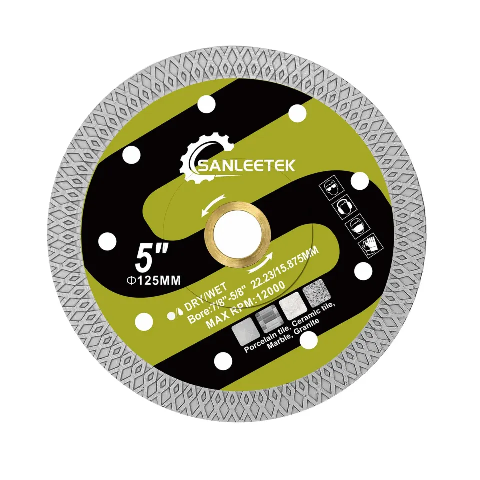 Sanleetek disco diamantato 125mm X Mesh per gres