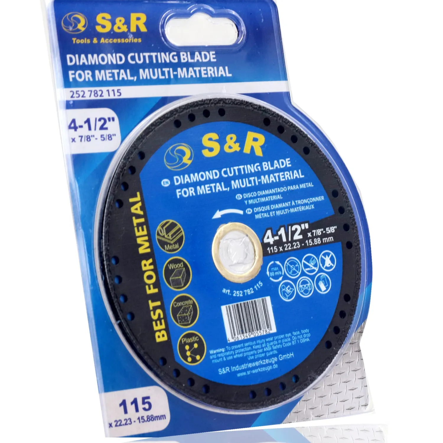 S&R Multi-Cut disco diamantato 115 mm multimateriale