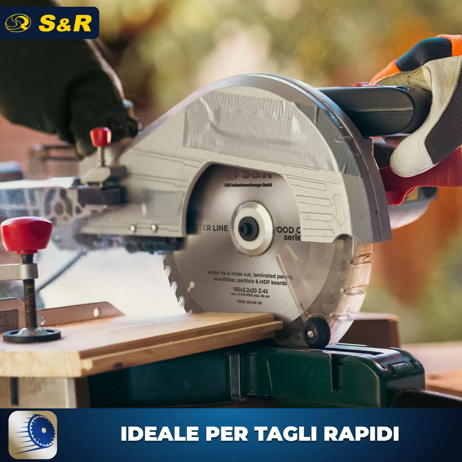 S&R Meister Wood 160x20 lama circolare legno 48 denti taglio fine