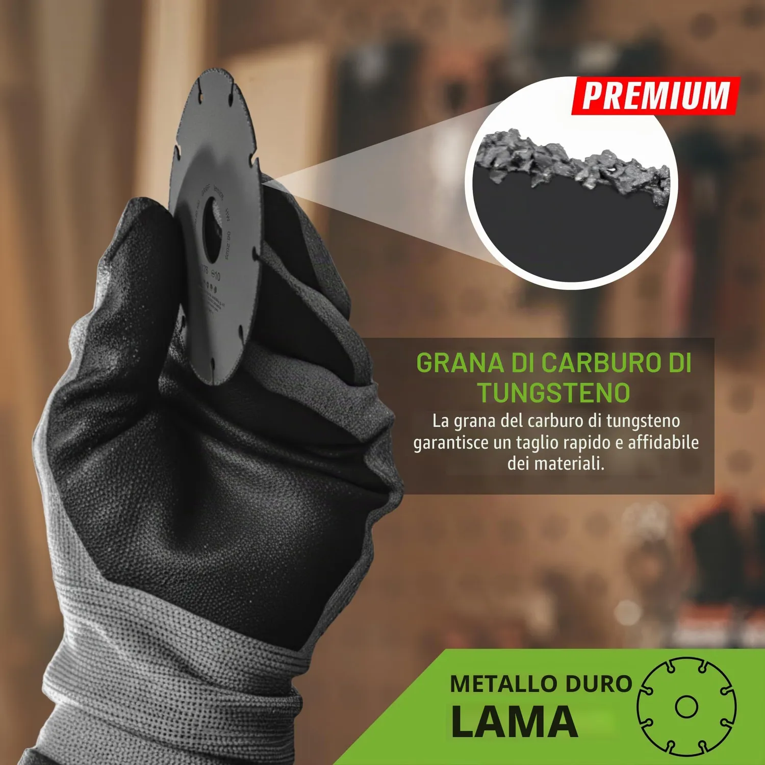 Graff Termit disco legno 76 mm carburo per smerigliatrice