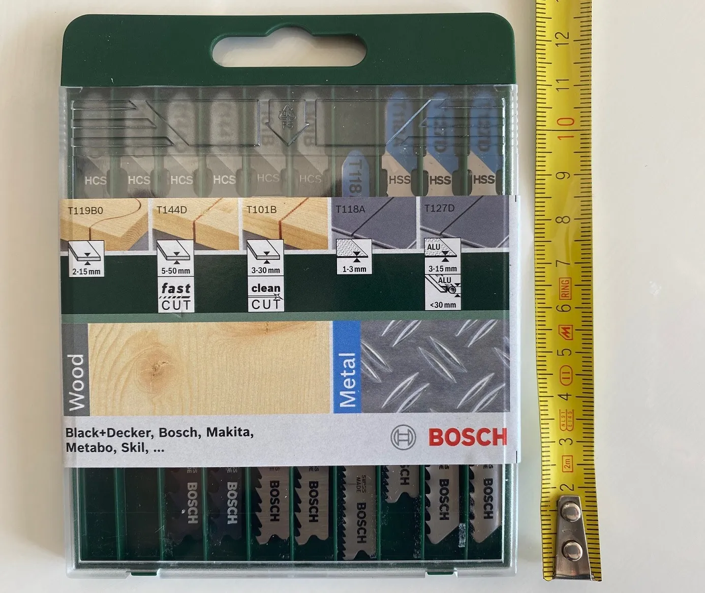 Bosch Expert lame seghetto Wood and Metal 10 pz codolo T