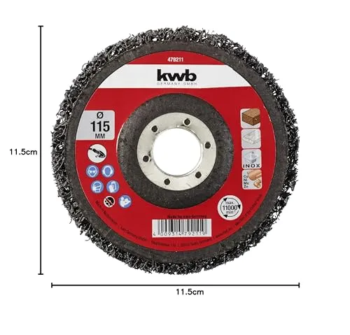 KWB disco pulizia nylon 115 mm 4792-11 smerigliatrice
