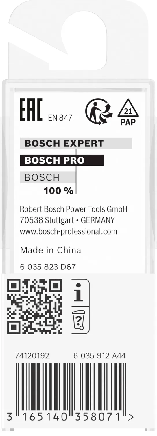 Bosch Expert Standard fresa a filo 8x9,5x25 mm