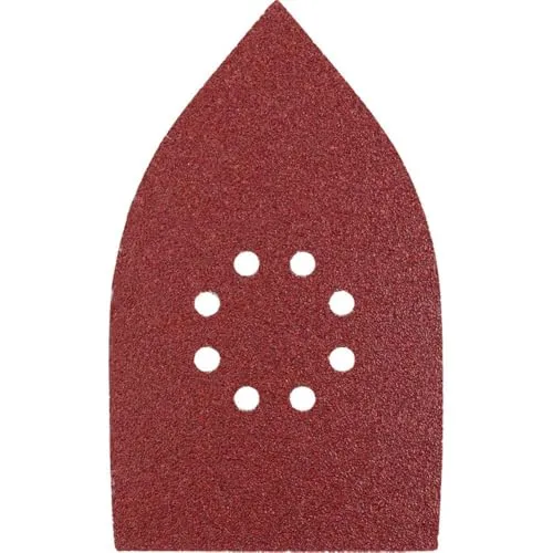 KWB Triangolo 107x175 mm Carta Vetrata K60 5 Pezzi Forata