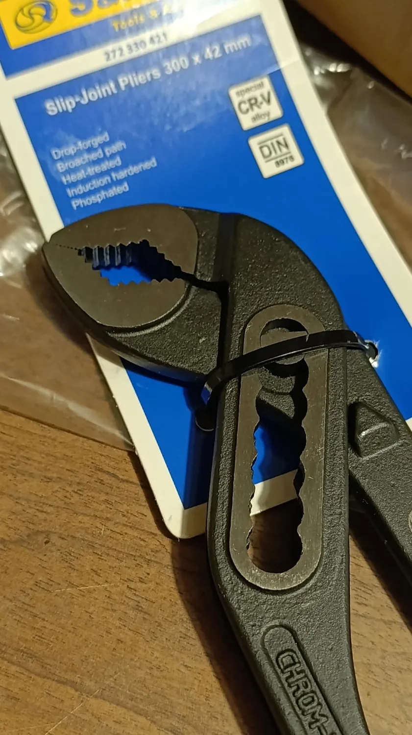 S&R pinza a pappagallo 250 mm 36 mm cromo vanadio