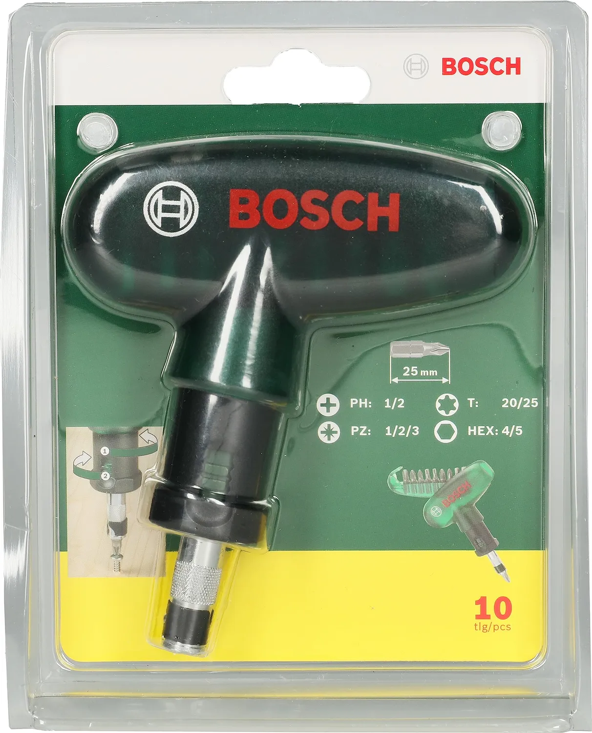 Bosch Expert 2607019510 cacciavite a cricchetto con inserti