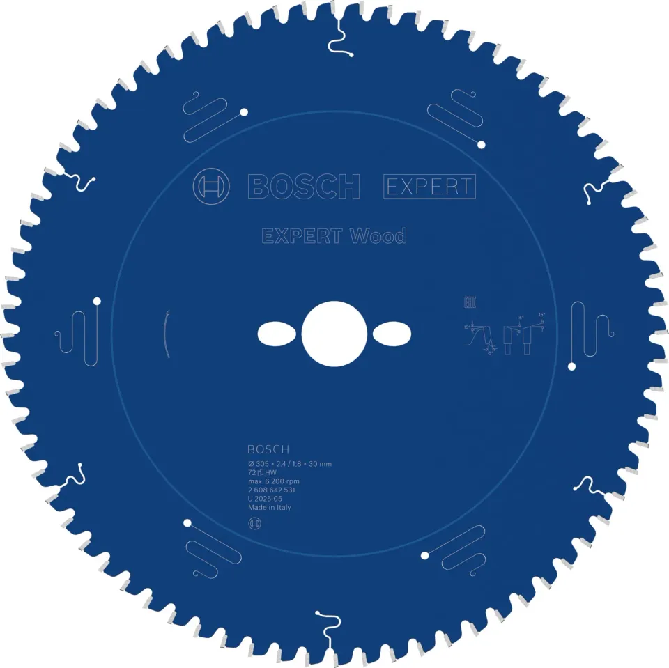 Bosch Expert lama circolare 305x30 72 denti legno