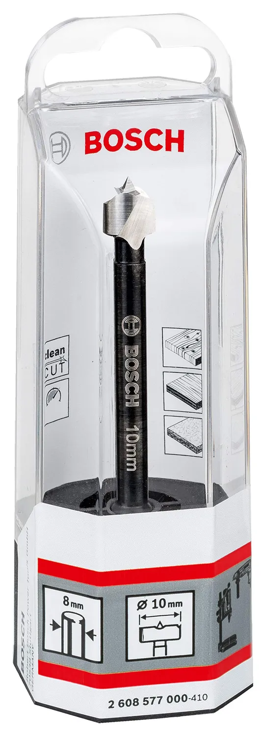 Bosch Expert punta Forstner legno 10 mm 90 mm codolo 8 mm