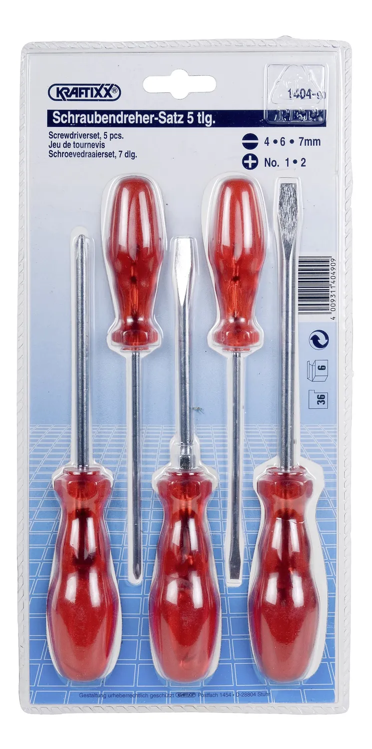 KWB Kraftixx 140490 set cacciaviti 5 pezzi taglio croce