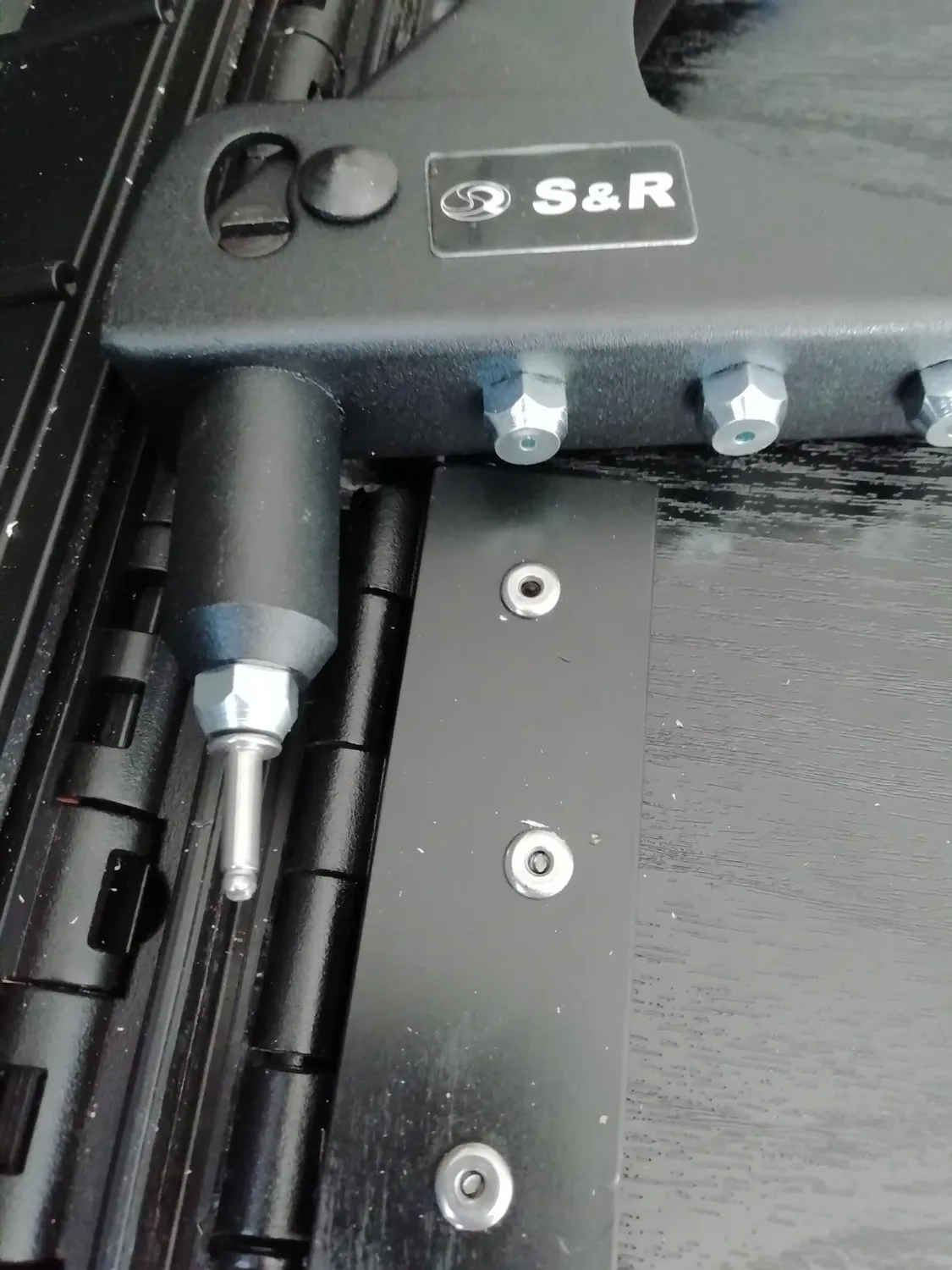 S&R Rivettatrice Manuale Professionale pinza rivetti testina lunga