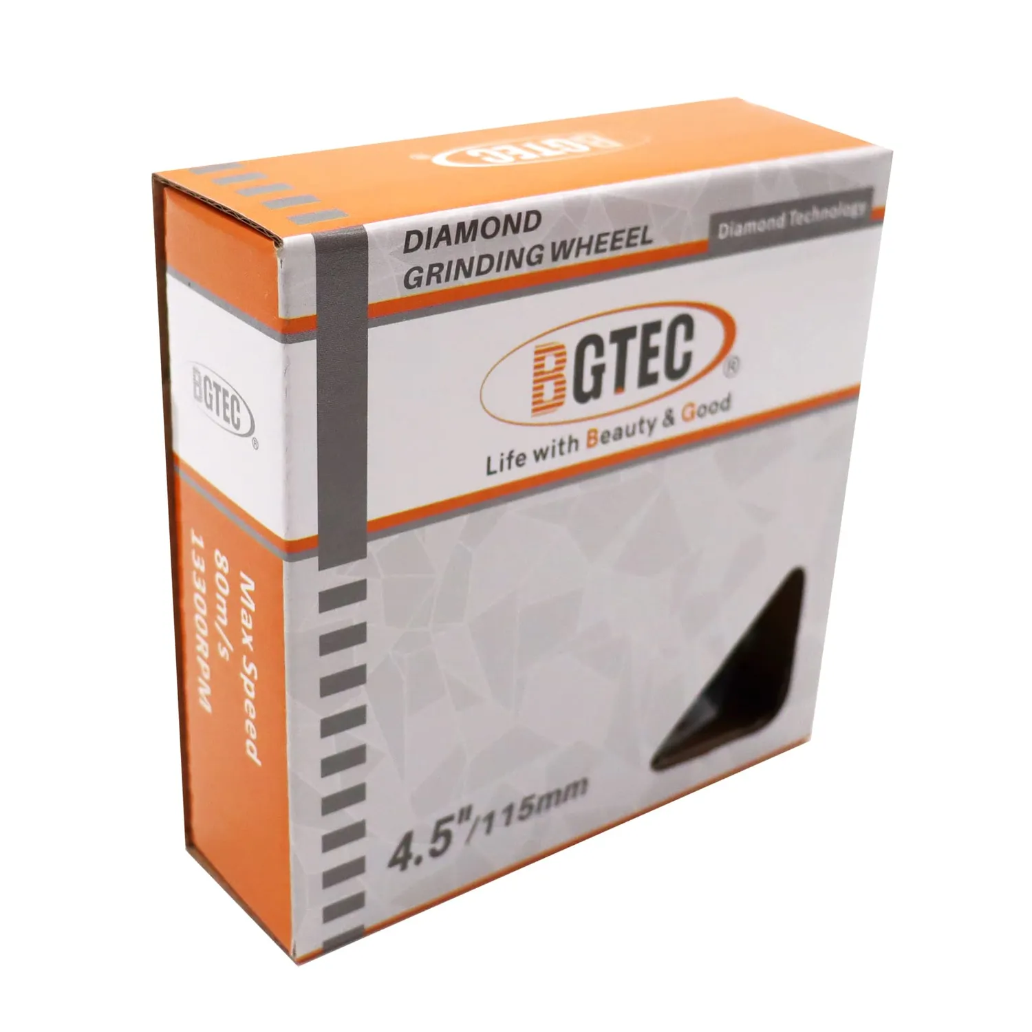 BGTEC Turbo mola a tazza diamantata 115 mm per calcestruzzo