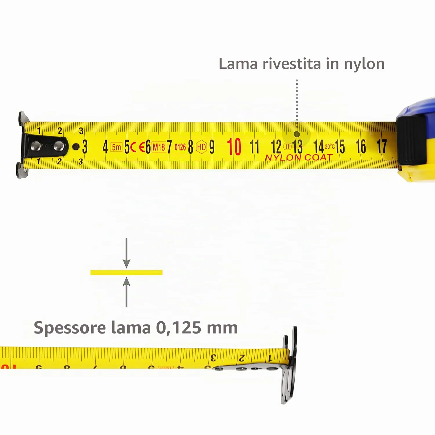 S&R Colibri Metro a Nastro Magnetico 5 m x 25 mm