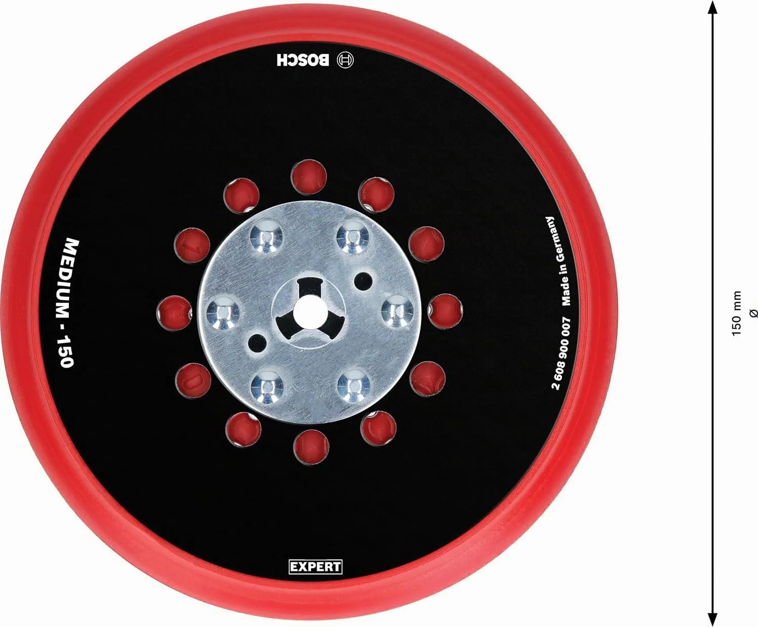 Bosch Expert Universal Platorello 150 mm Medio Multiforo