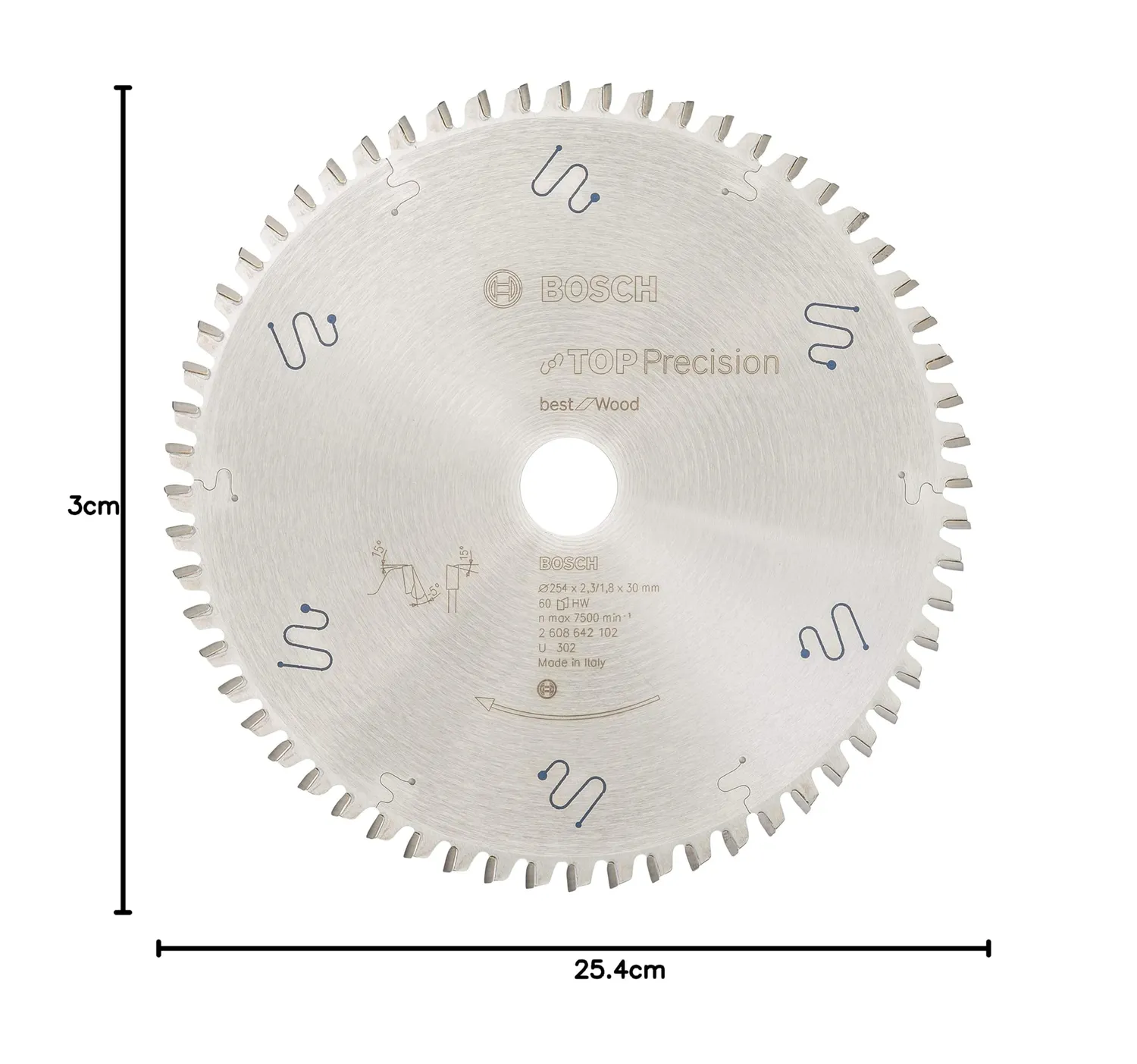 Bosch Expert lama circolare 254x30 mm 60 denti legno preciso