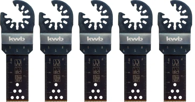 KWB AKKU-TOP Lame multitool 5 pz 22 mm bimetalliche