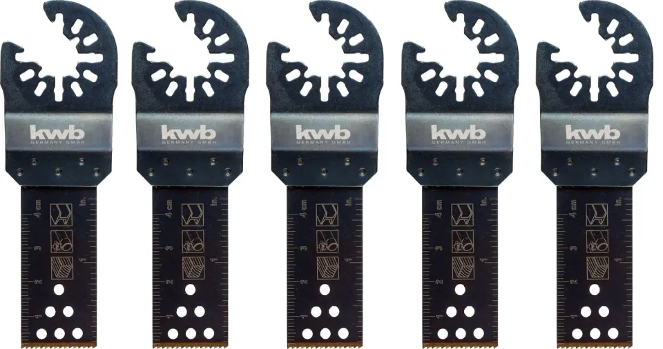 KWB AKKU-TOP Lame multitool 5 pz 22 mm bimetalliche