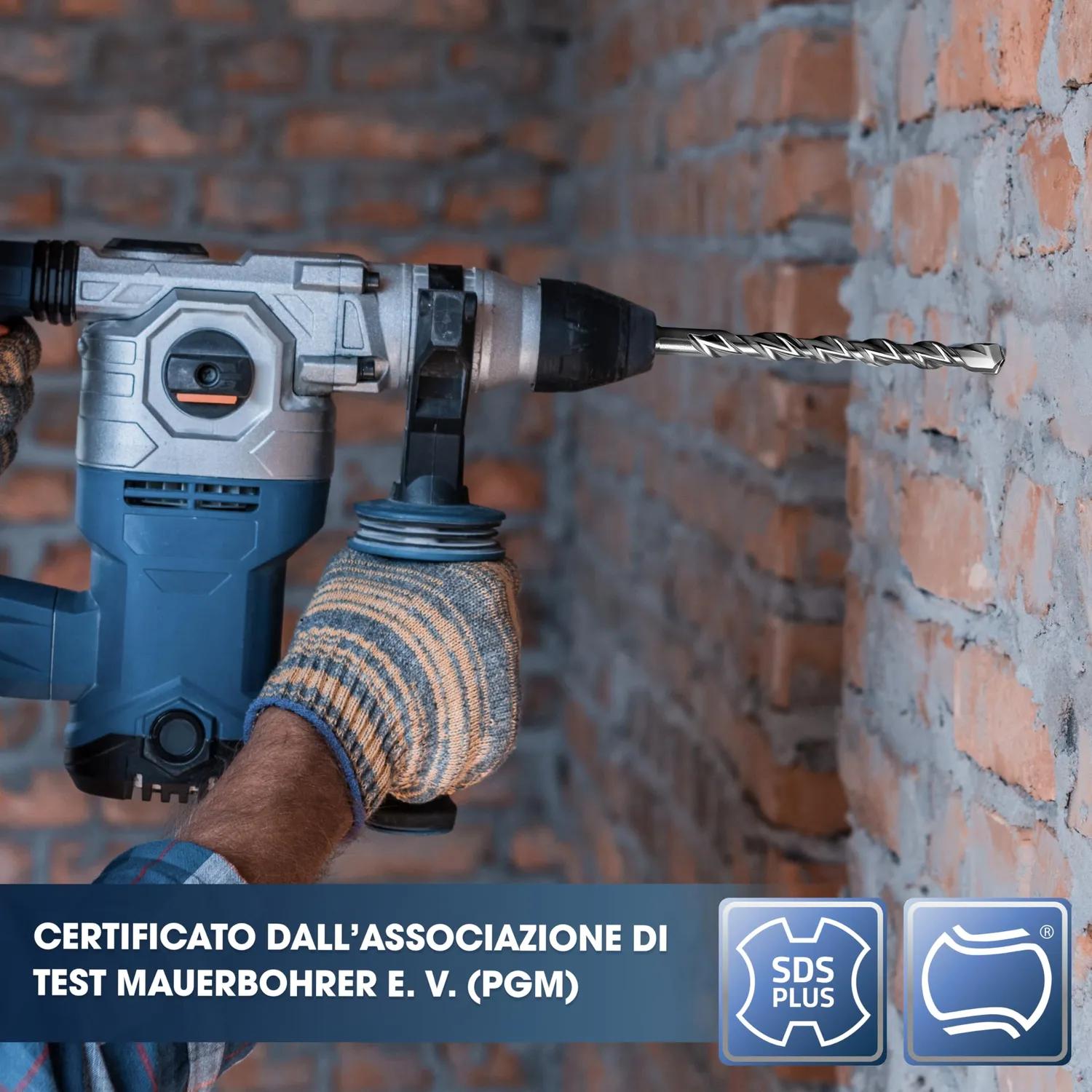 S&R SDS-Plus punte muro cemento set 7 pz PGM