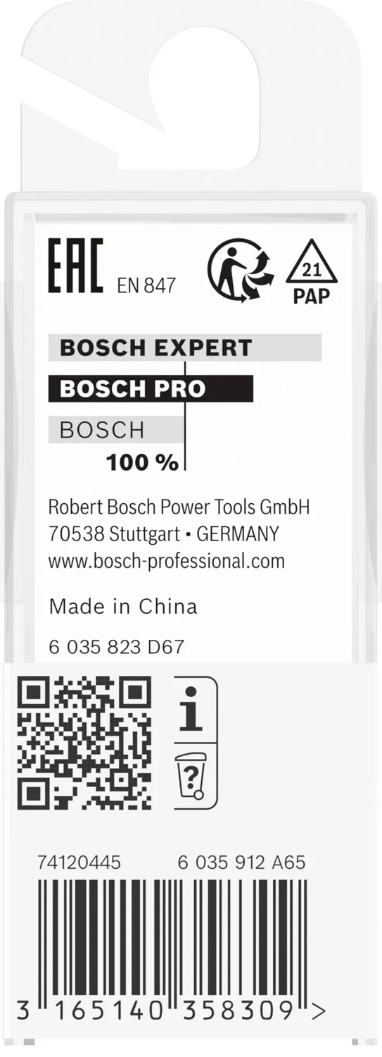 Bosch Professional fresa scanalature 8x16x45 mm legno